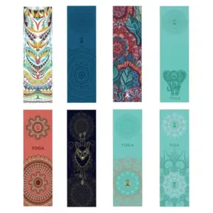 Yoga Cooling Sports Printed Towel 30*100cm Yoga Mat Cover Non-slip Gym Fitness Microfibre Travel Quick Drying Mat Pilates Gift